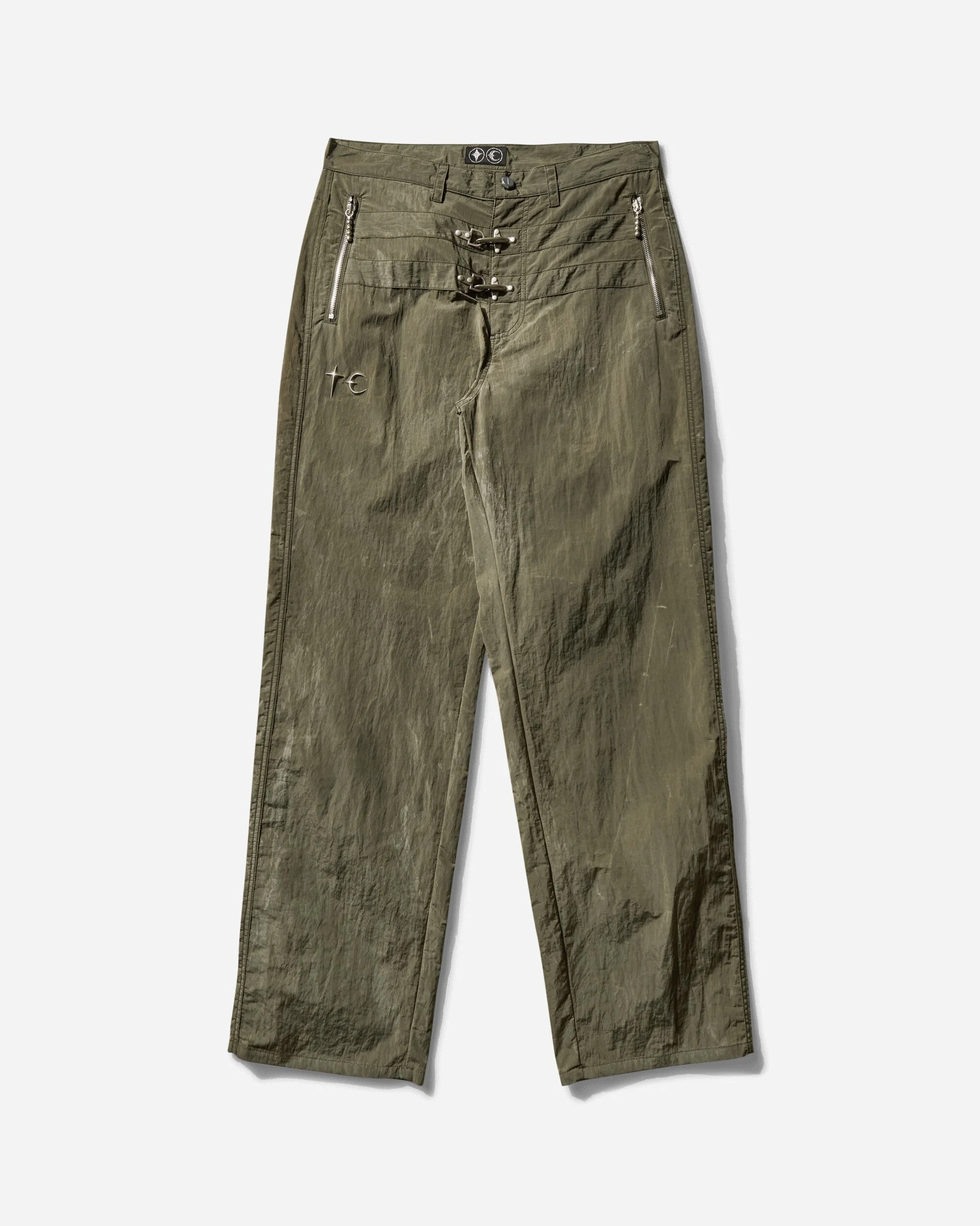Men's Scarred Bio Soldier Pants Khaki - 1