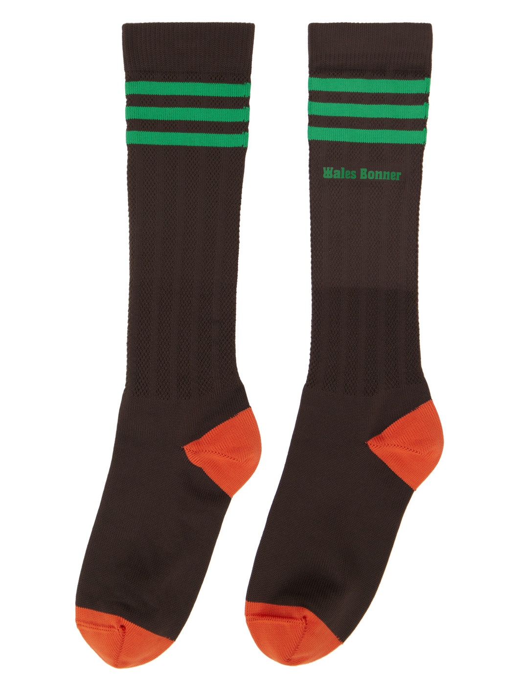 Three-Pack Multicolor adidas Originals Edition Crochet Socks - 7