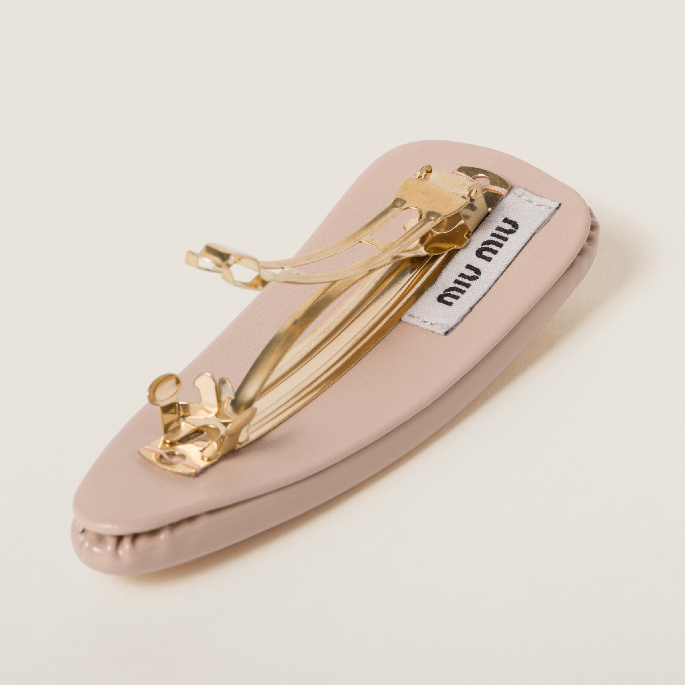 Patent leather hair clip - 2