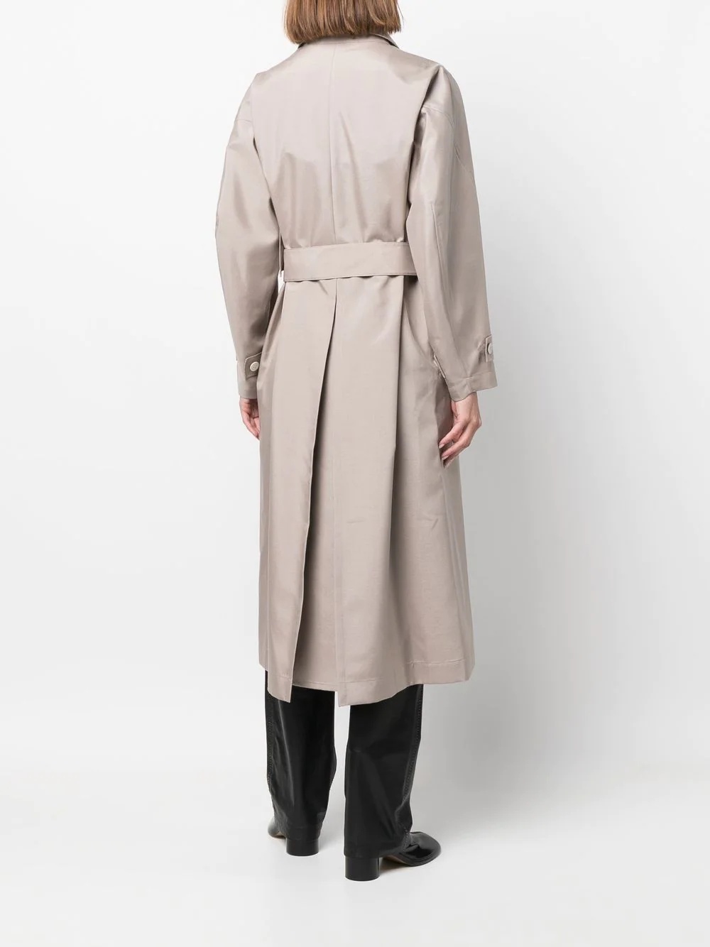 ISSEY MIYAKE Crisp belted trench coat | farfetch | REVERSIBLE