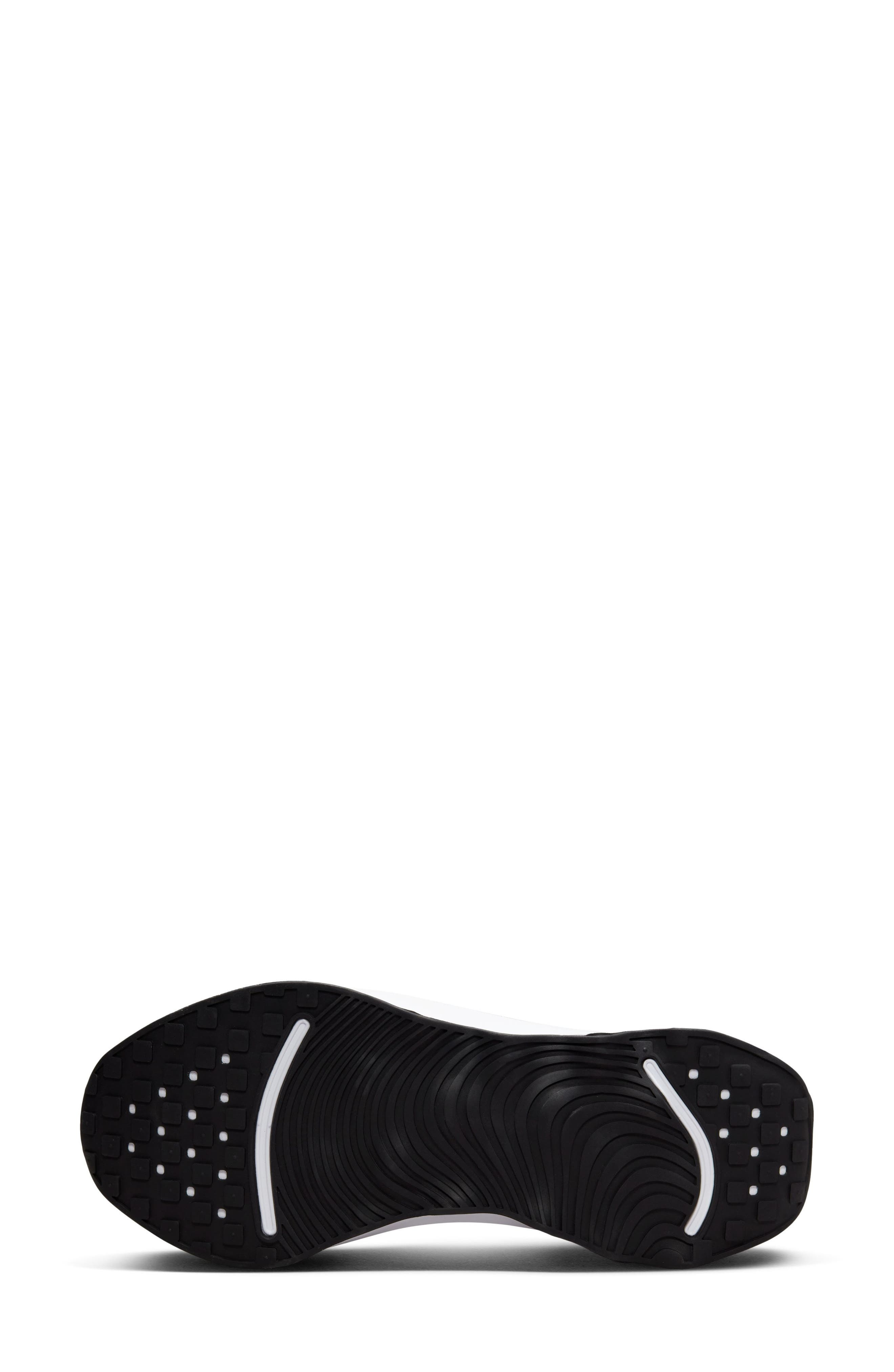 Nike Motiva Road Runner Walking Shoe in Black/Black-Anthracite-White at Nordstrom - 4