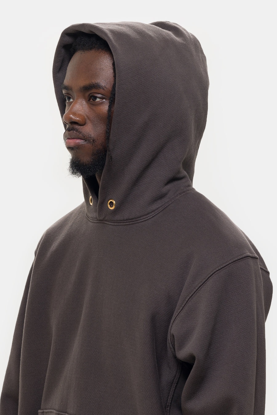 Heavyweight Hoodie in Vintage Black - 4