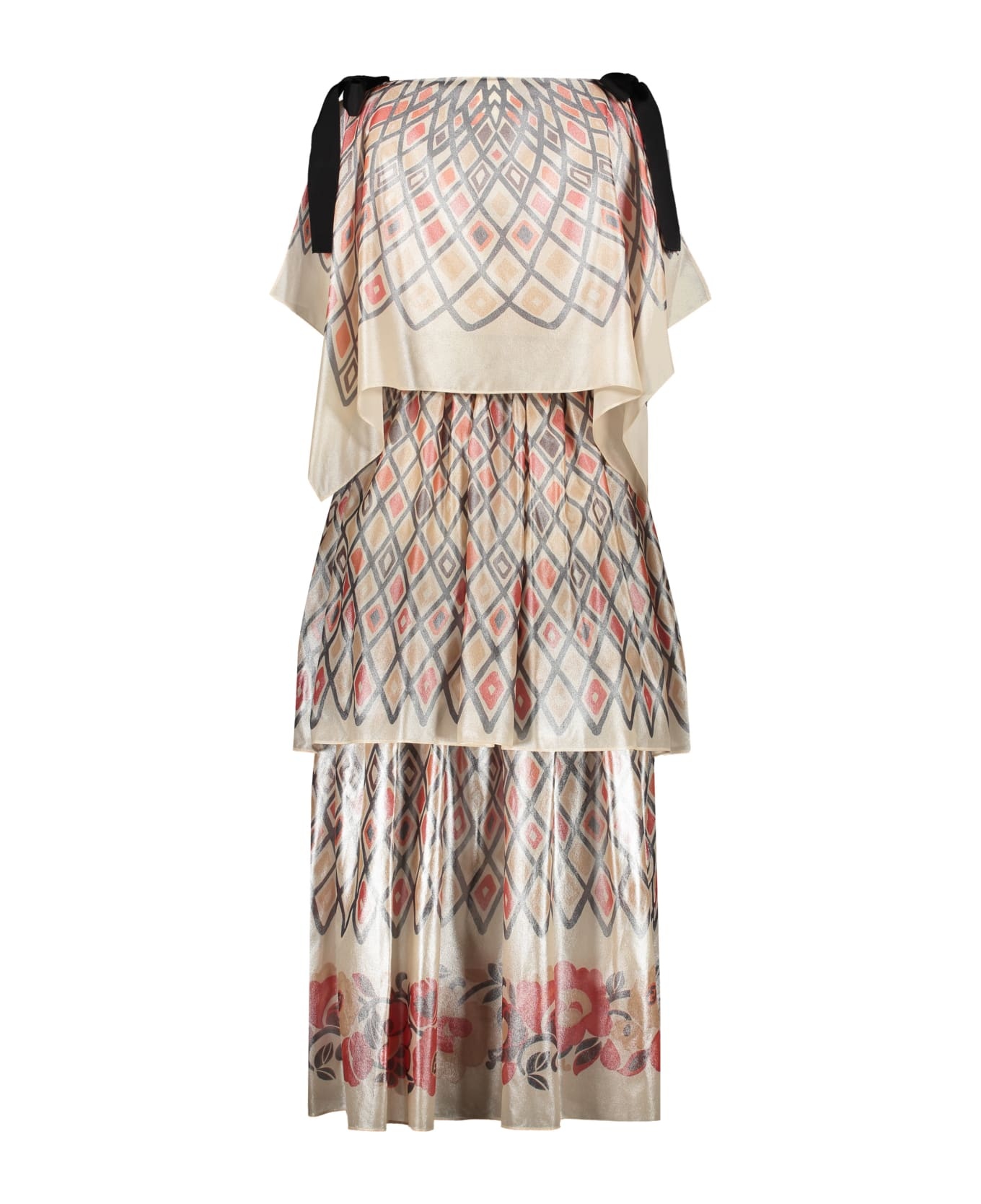 Printed Silk Dress - 2