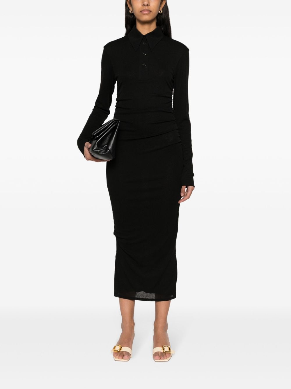 Verity ruched maxi dress - 2