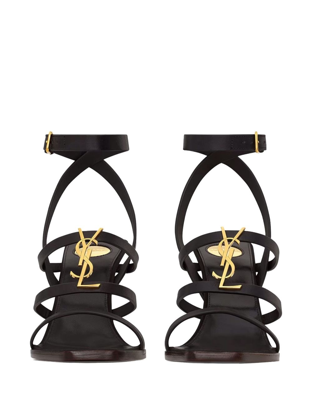 90mm Cassandra strappy wedge sandals - 3