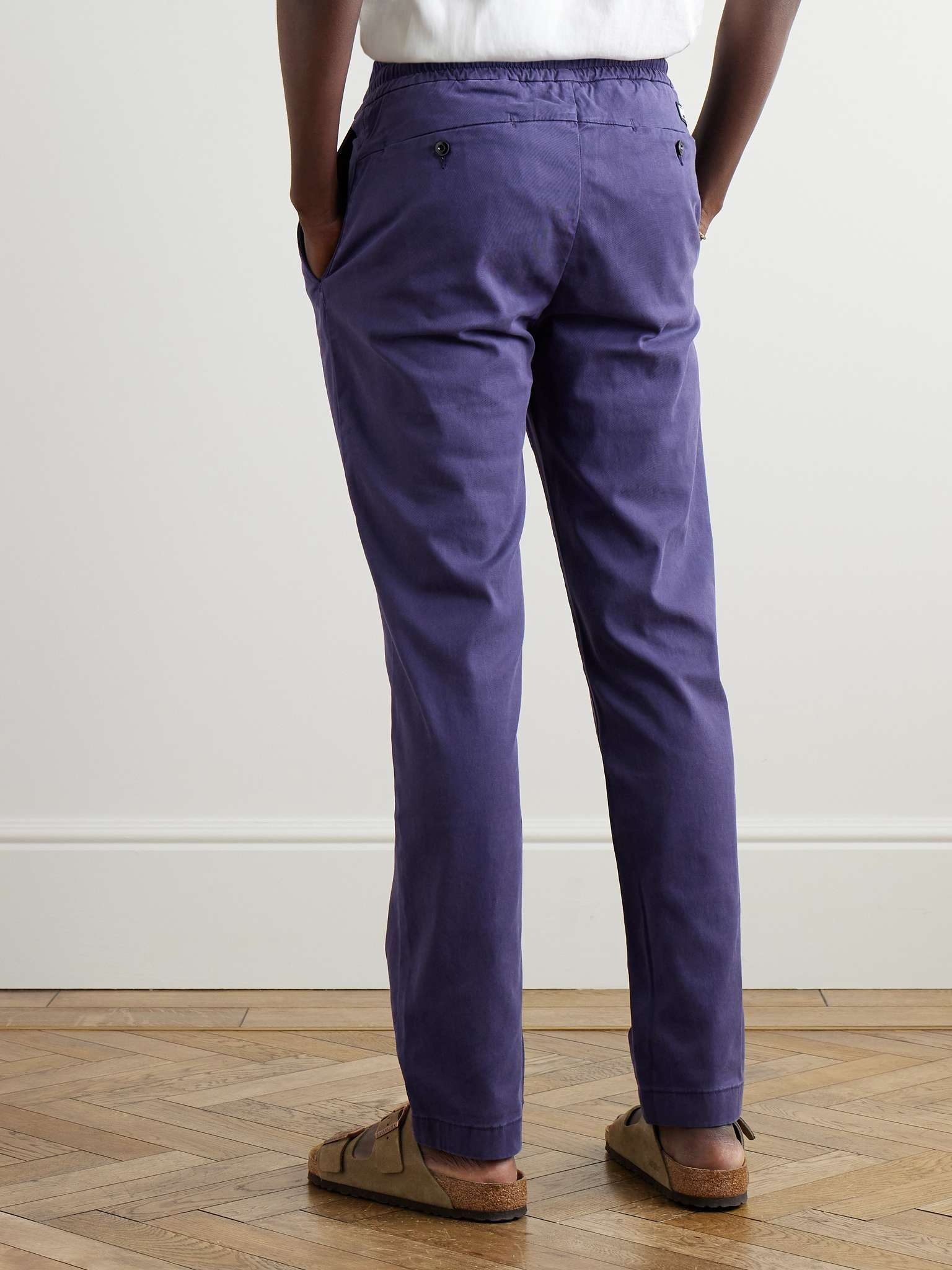 Clemence Slim-Fit Straight-Leg TENCEL™ Lyocell-Blend Drawstring Trousers - 5