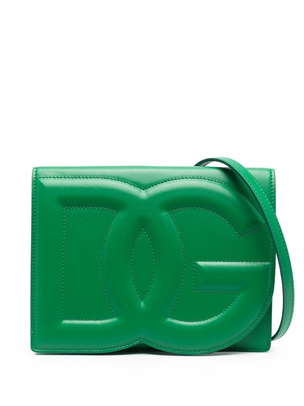 DG Logo leather crossbody bag - 1