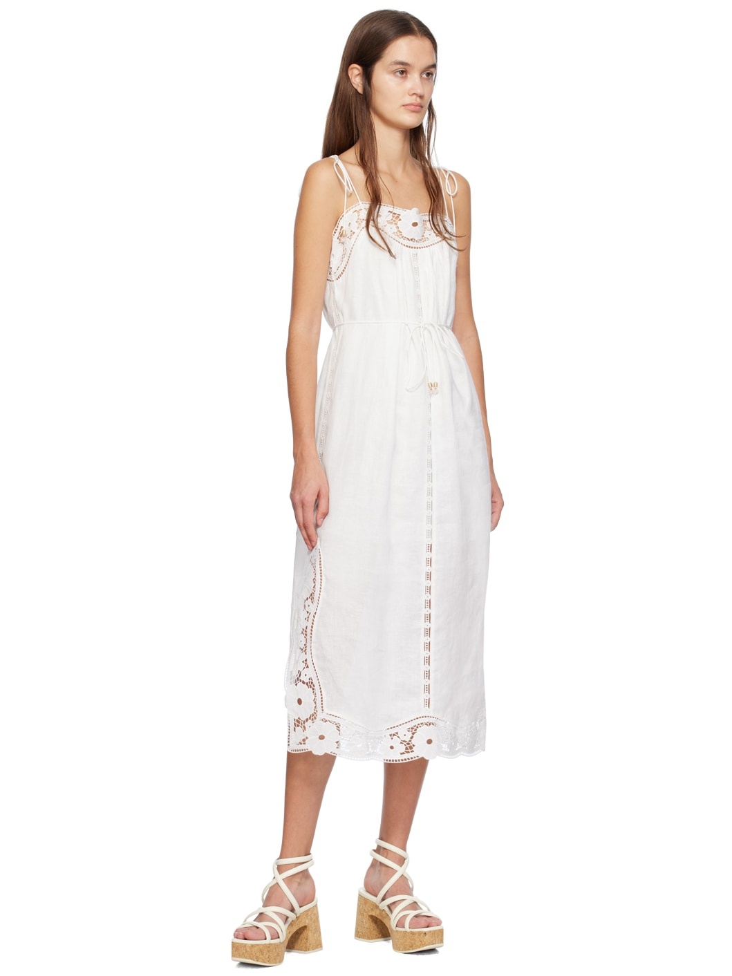 White August Midi Dress - 4