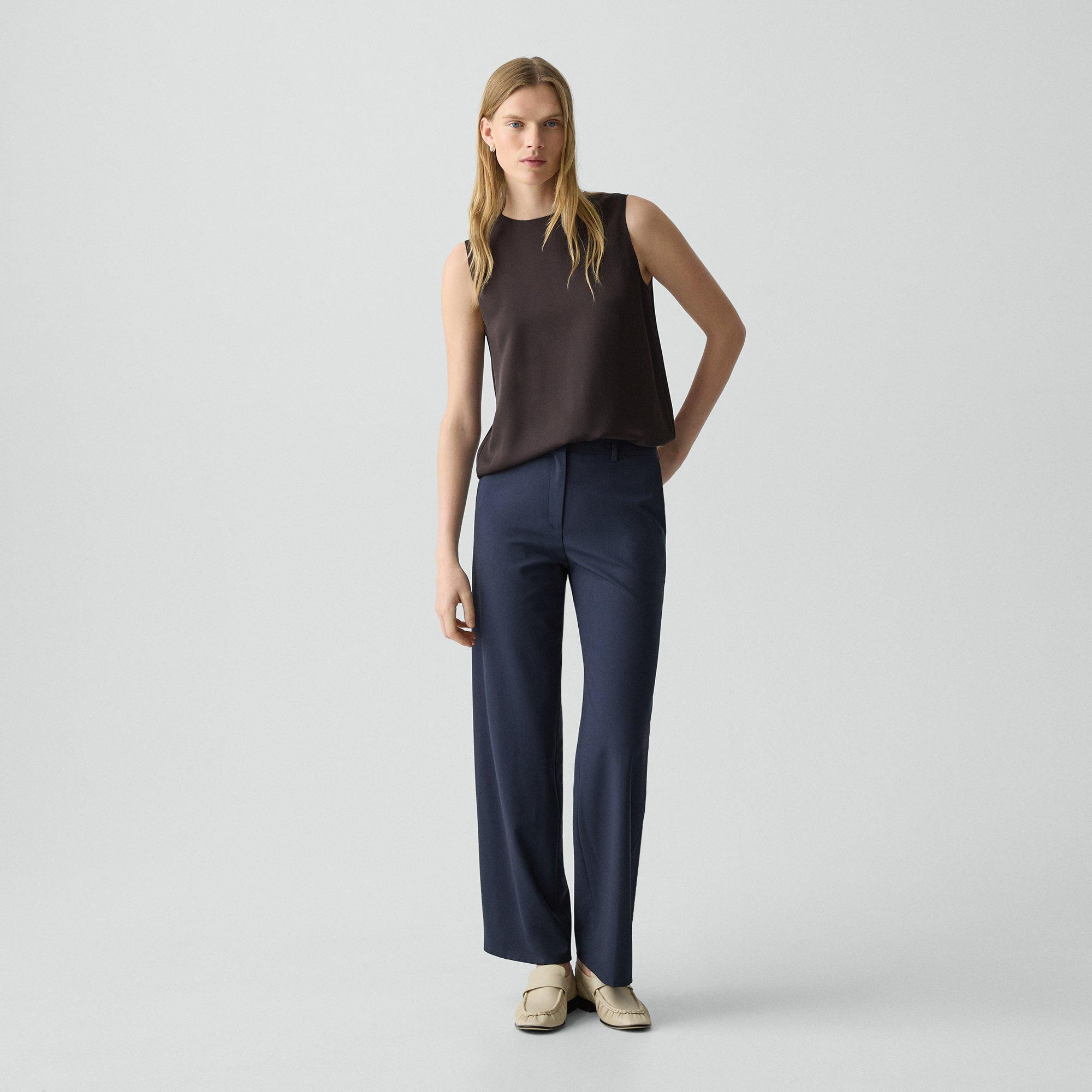 Classic Straight Pant in Good Wool - 2