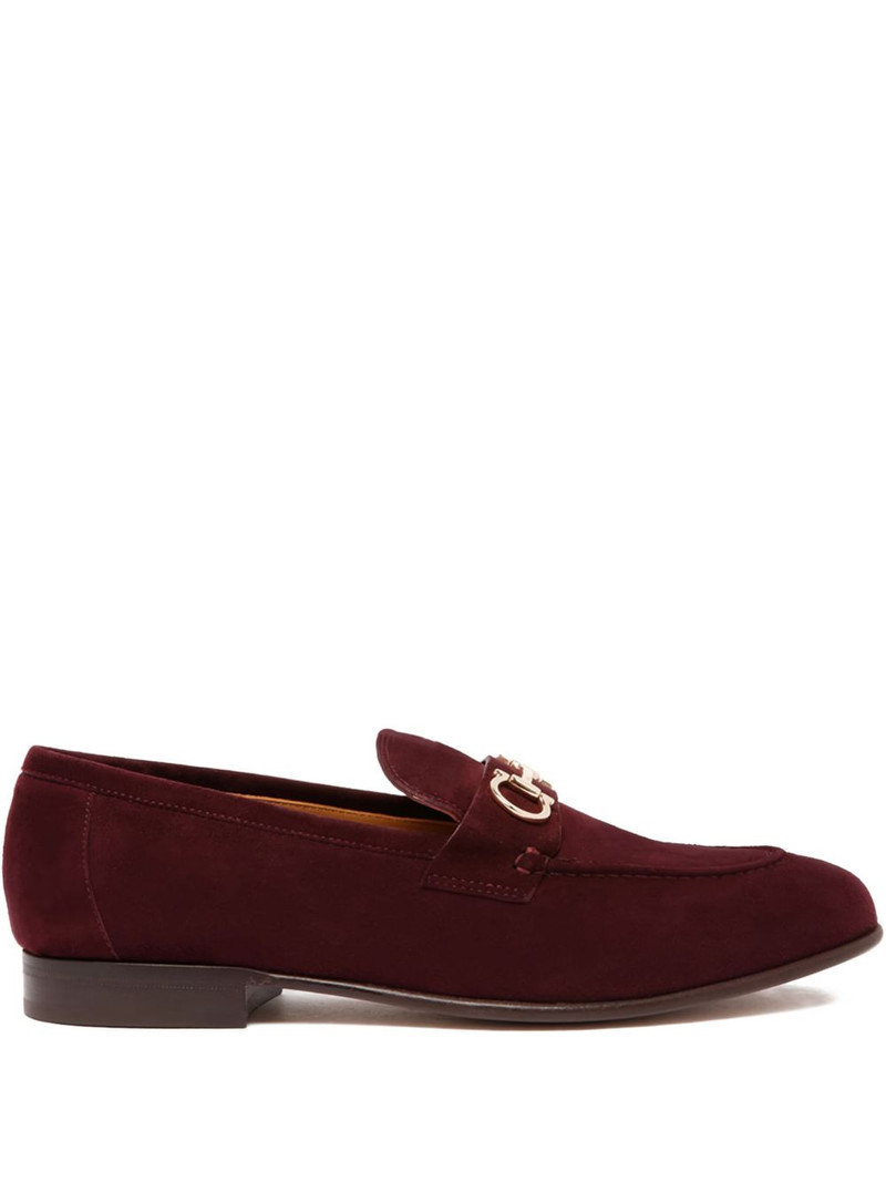 Gancini-buckle loafers - 1