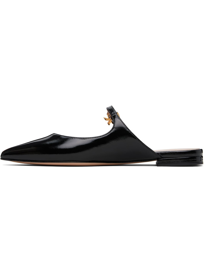 Black Ribbon Jane Slide Loafers 3