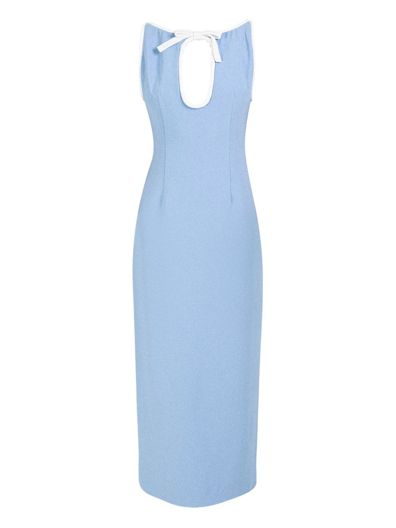 hole-detail maxi dress 1