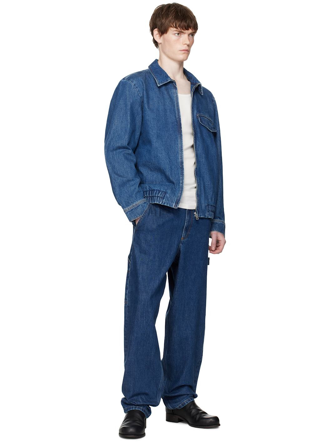 Blue Fergus Jeans - 4