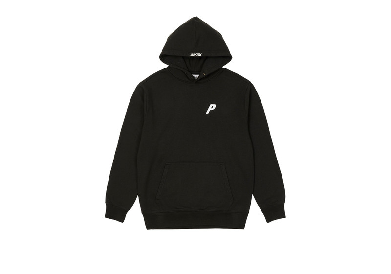 PALACE DOUBLE POPPER P HOOD BLACK outlook