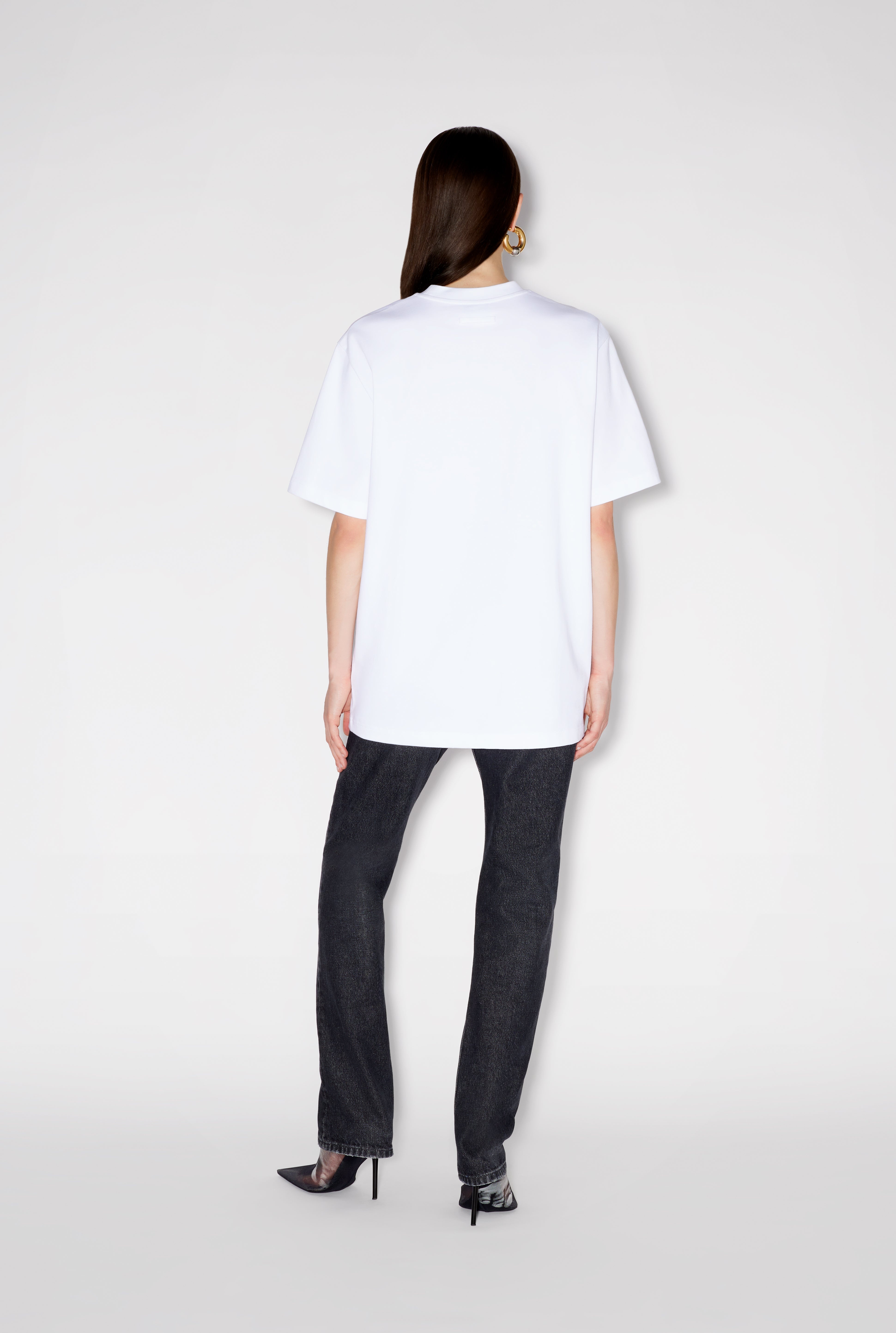 THE LARGE WHITE JEAN PAUL GAULTIER LABEL T-SHIRT - 3