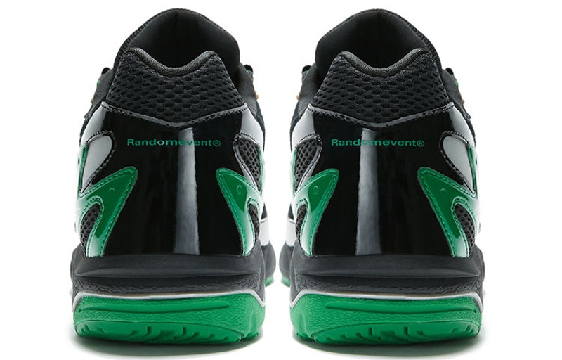 Mizuno Mizuno x Randomevent Wave Rider 1 'Black Green Silver' D1GH224201 outlook