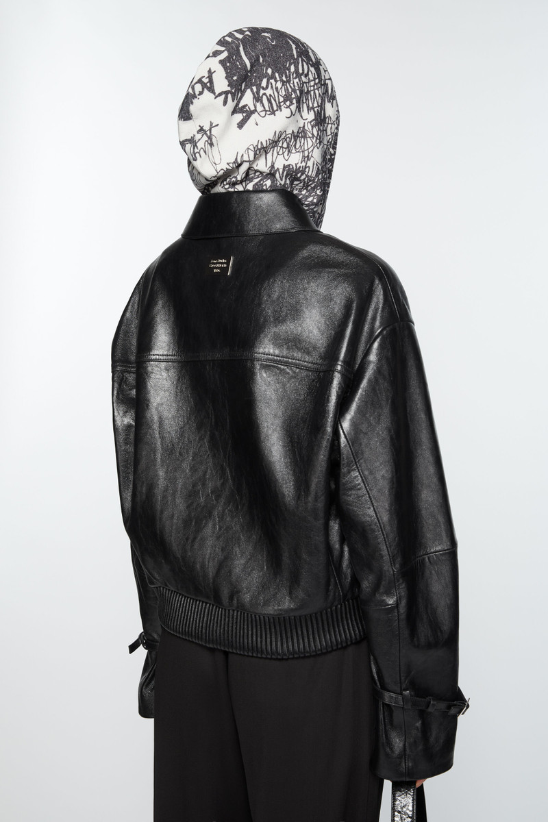 Leather jacket - Black 4