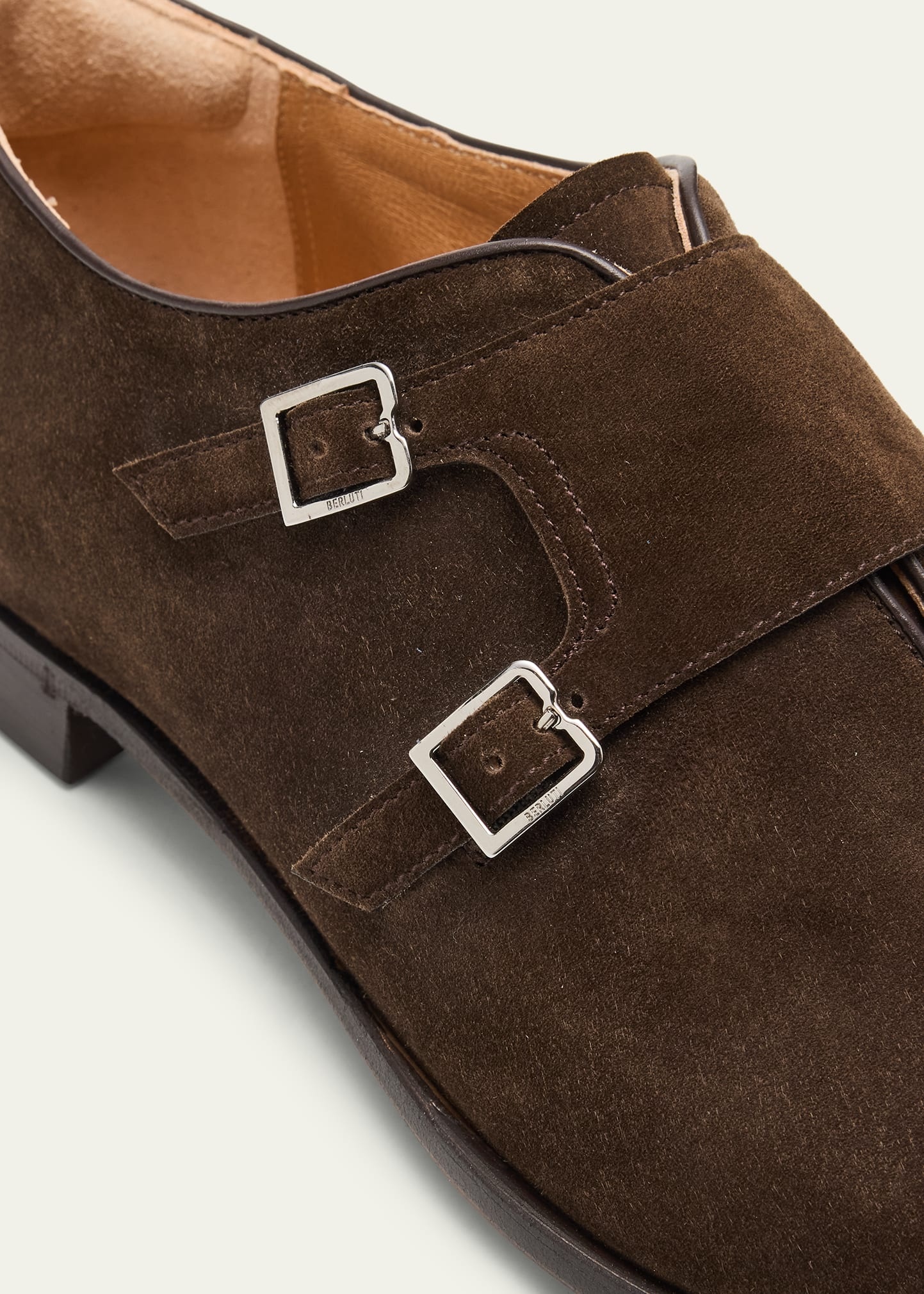 Men's Demsure Flex Suede Double-Monk Strap Loafers - 6