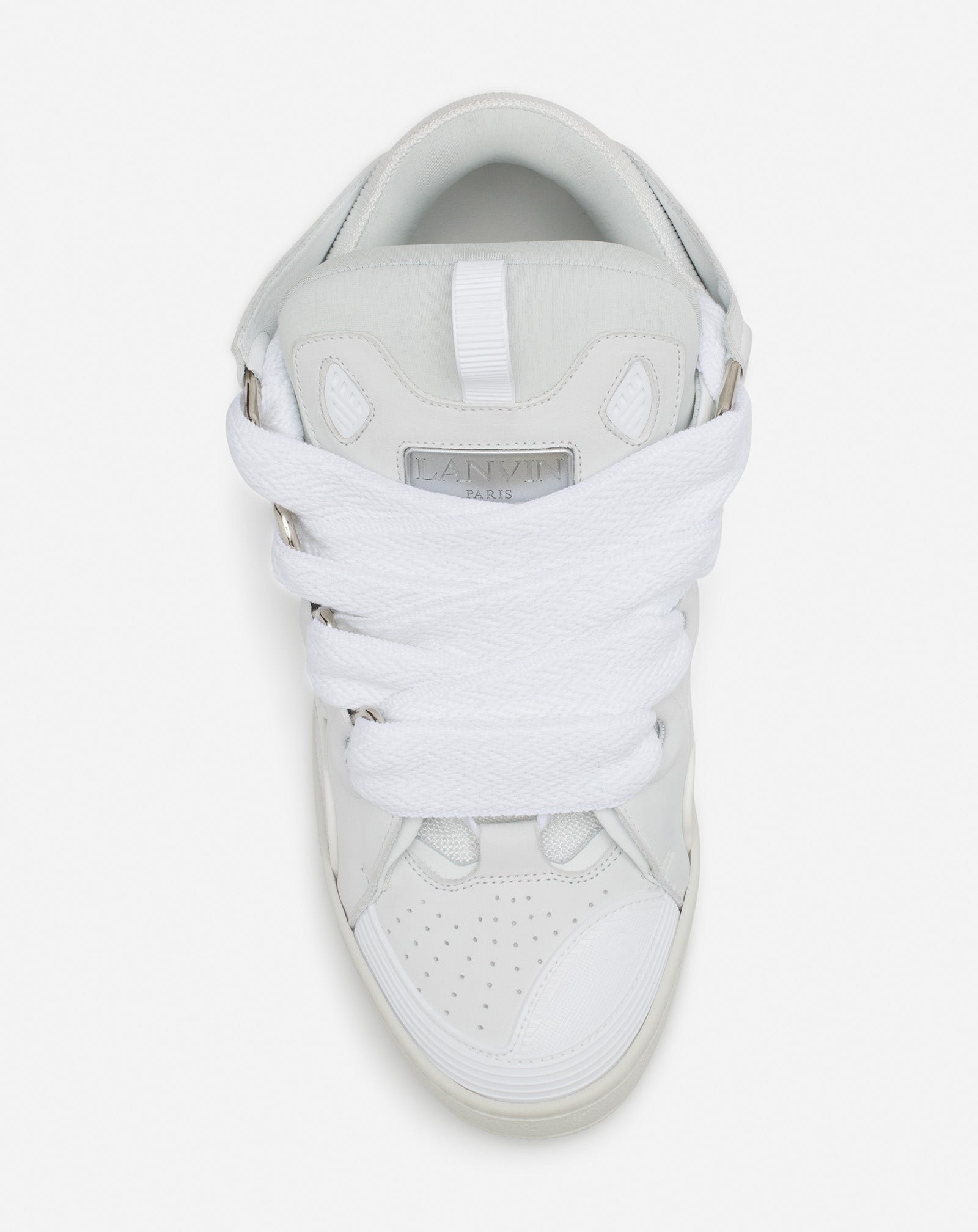 LEATHER CURB SNEAKERS - 4