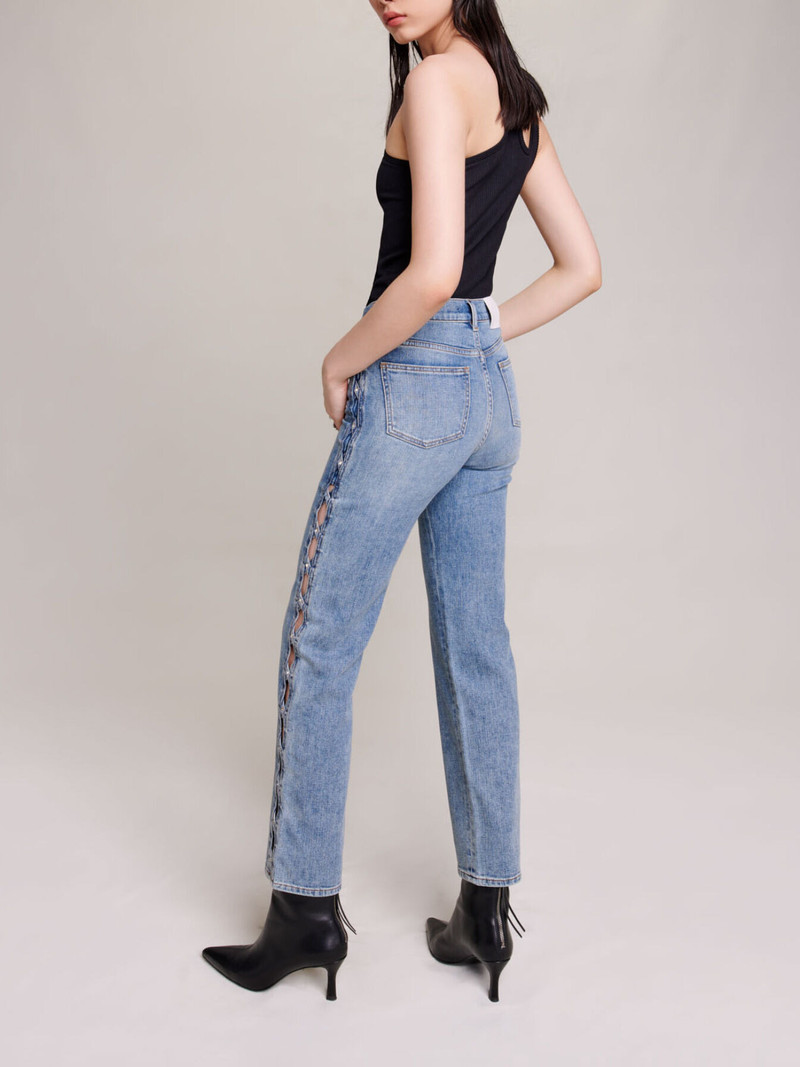 Straight-leg jeans 8