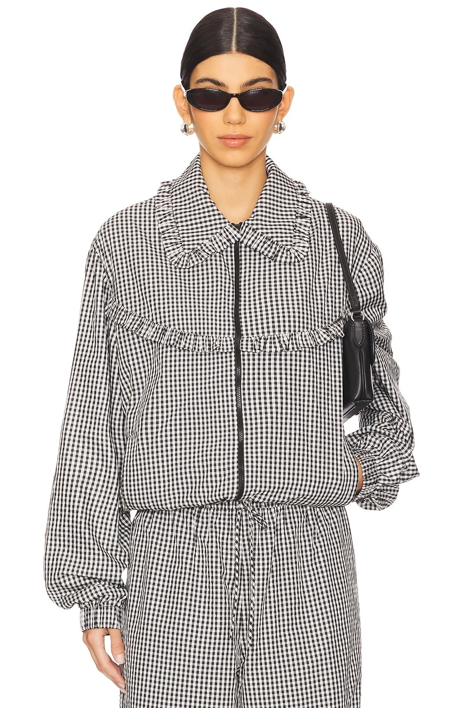 Archie Ruffle Trim Track Jacket - 1