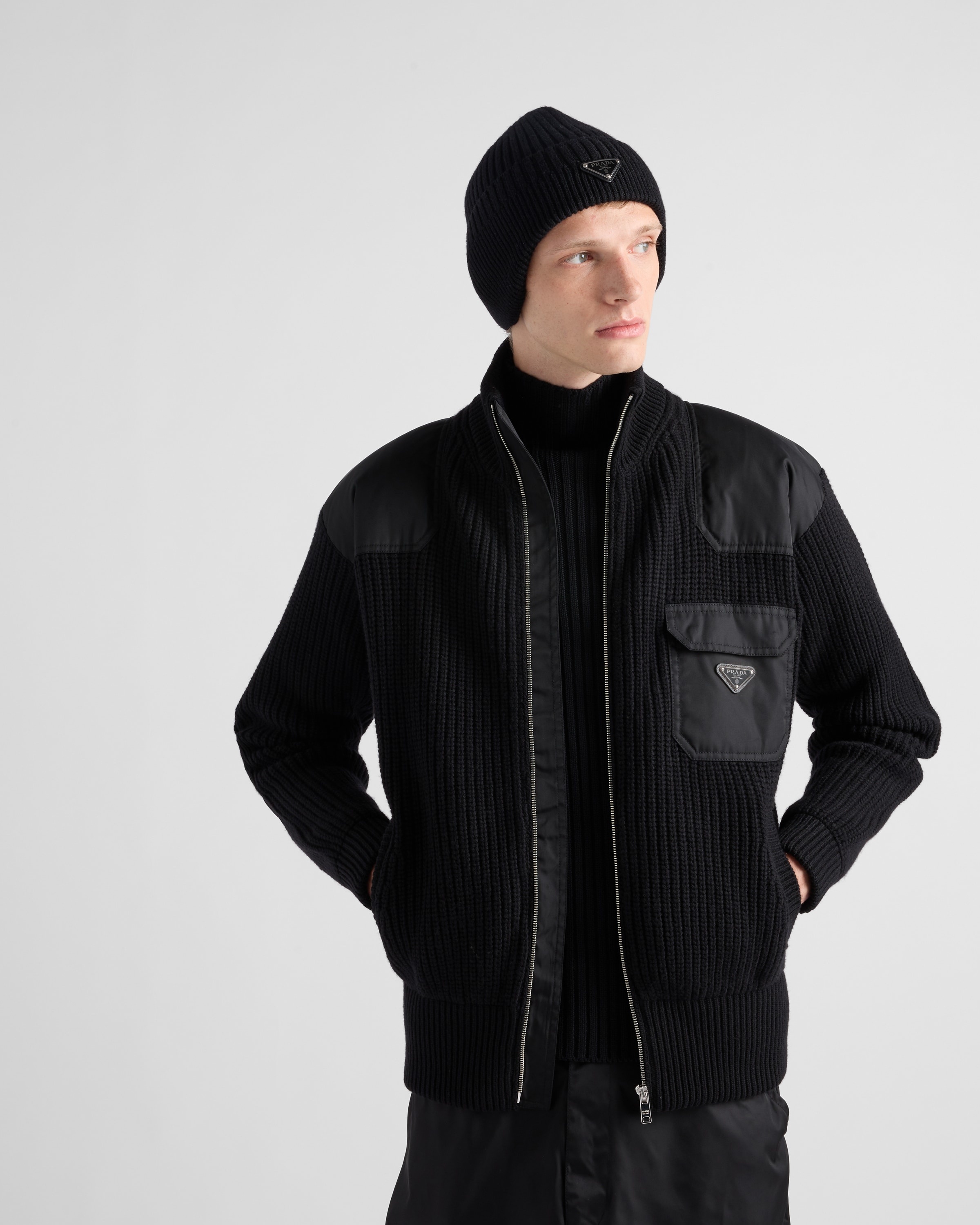 Wool and cashmere cardigan - 4