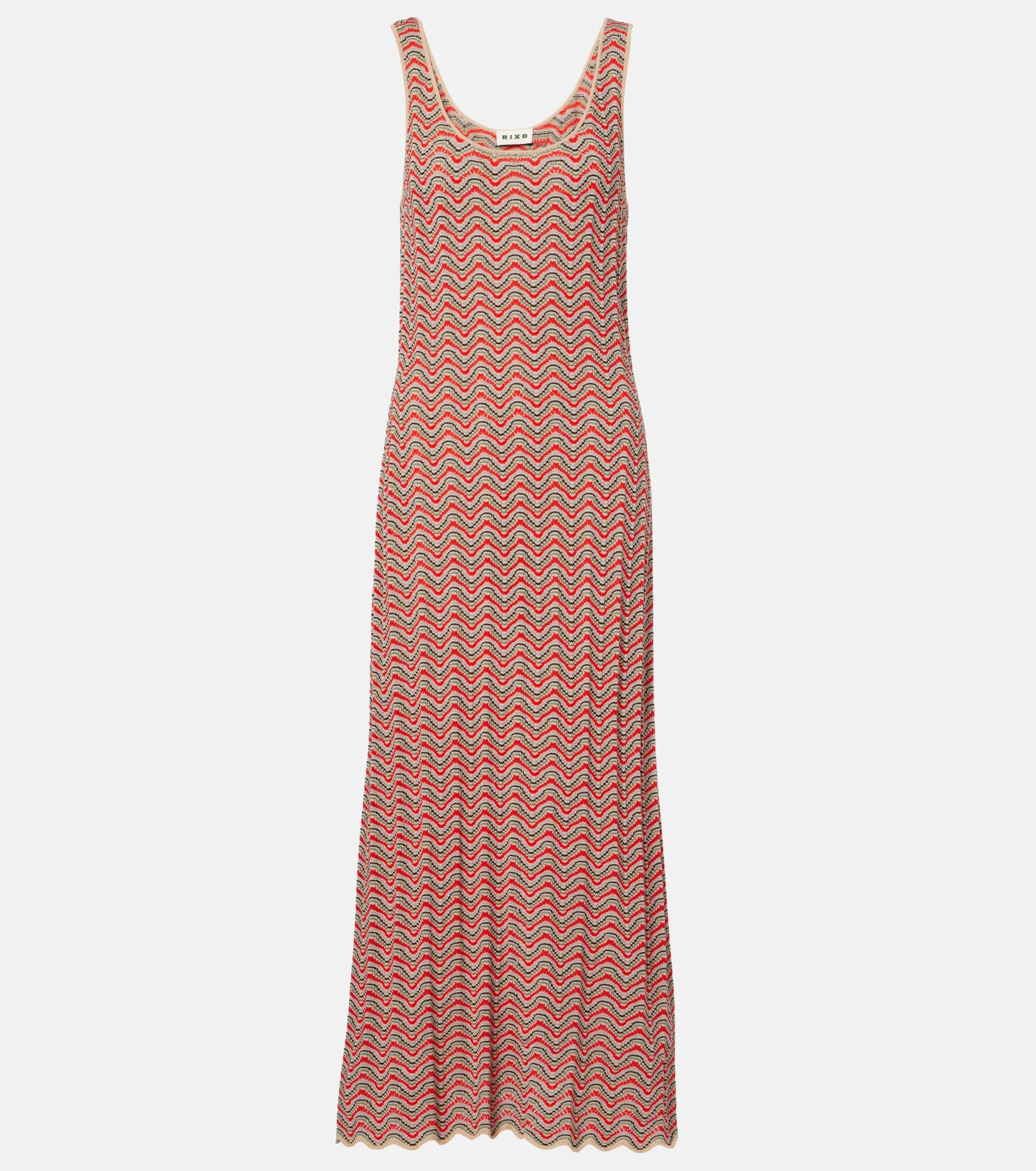 Bondi open-knit cotton maxi dress - 1