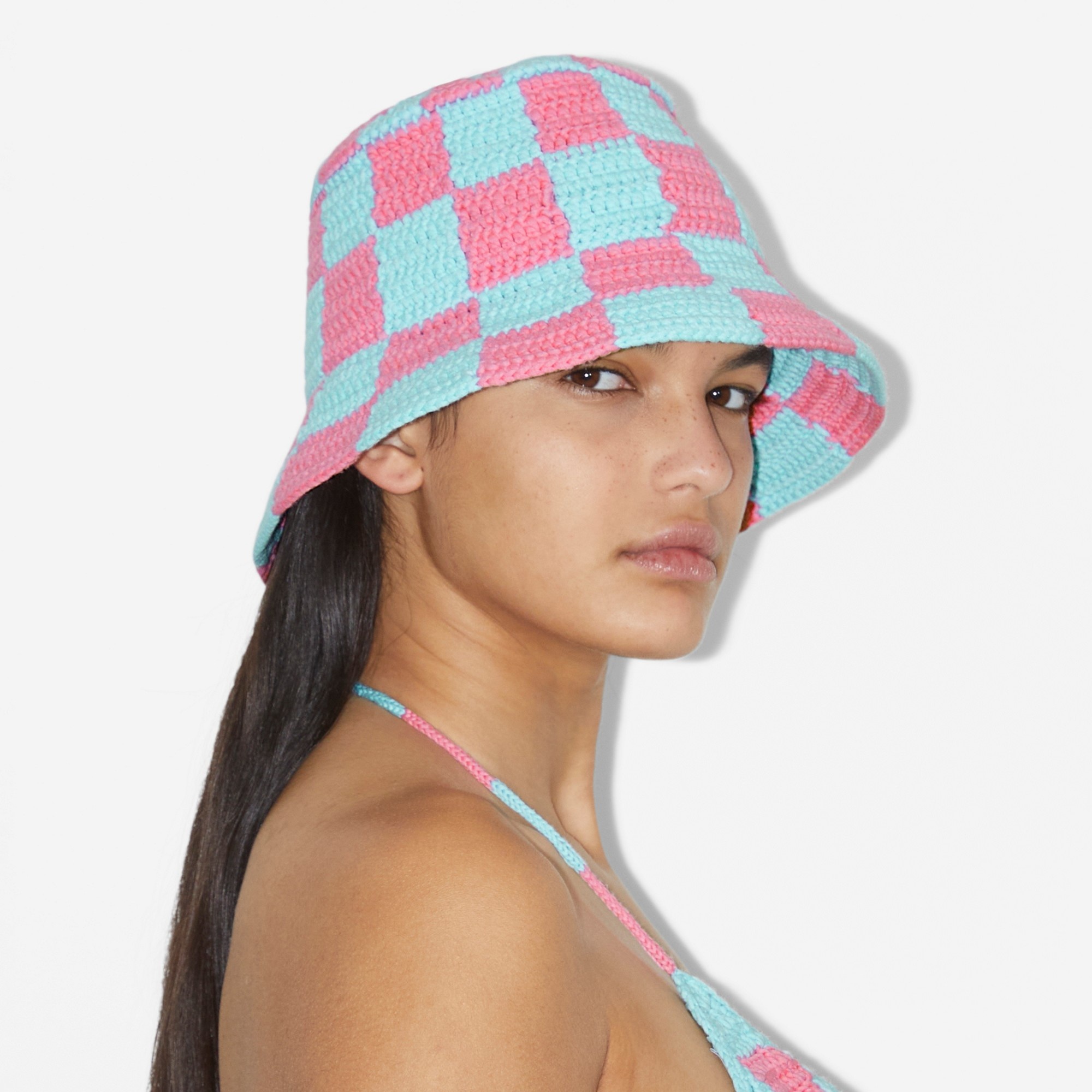 Crochet Technical Cotton Bucket Hat - 4