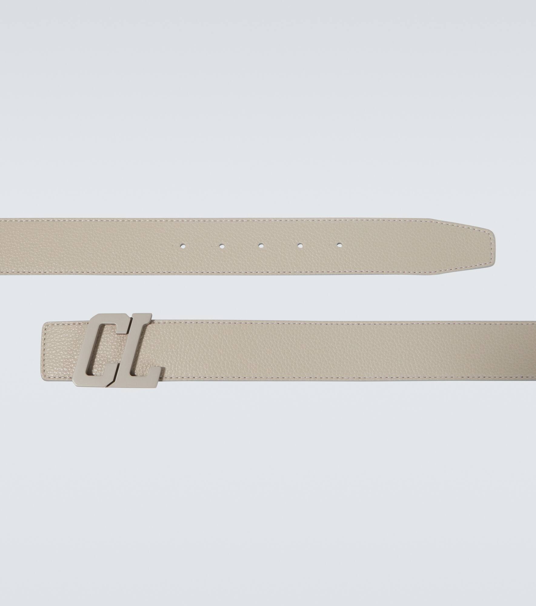 Happy Rui CL Logo leather belt - 4