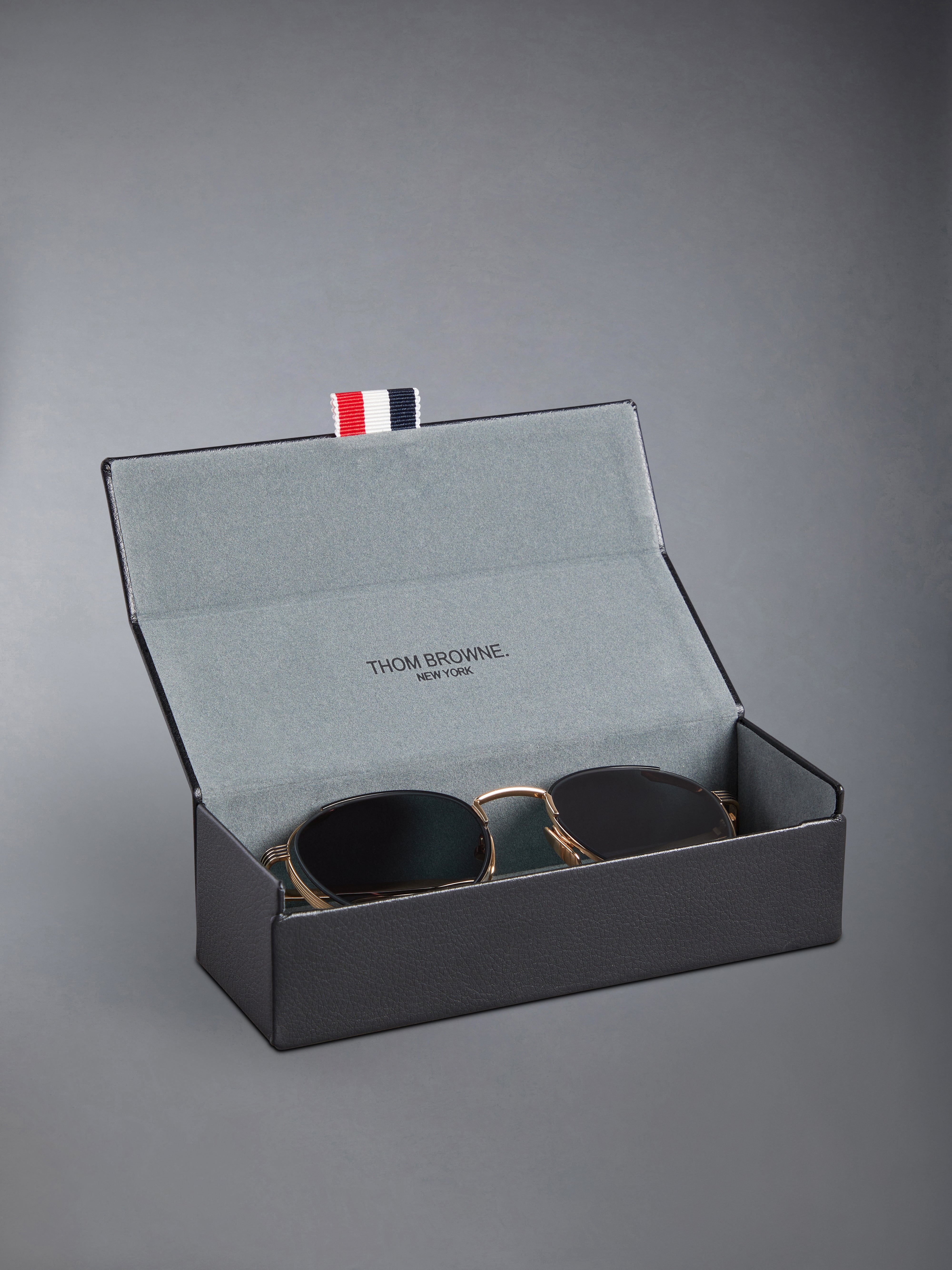 TITANIUM ROUND SUNGLASSES - 6