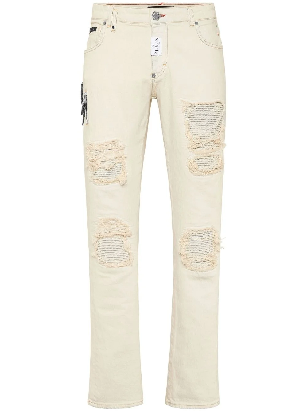 logo-patch jeans - 1