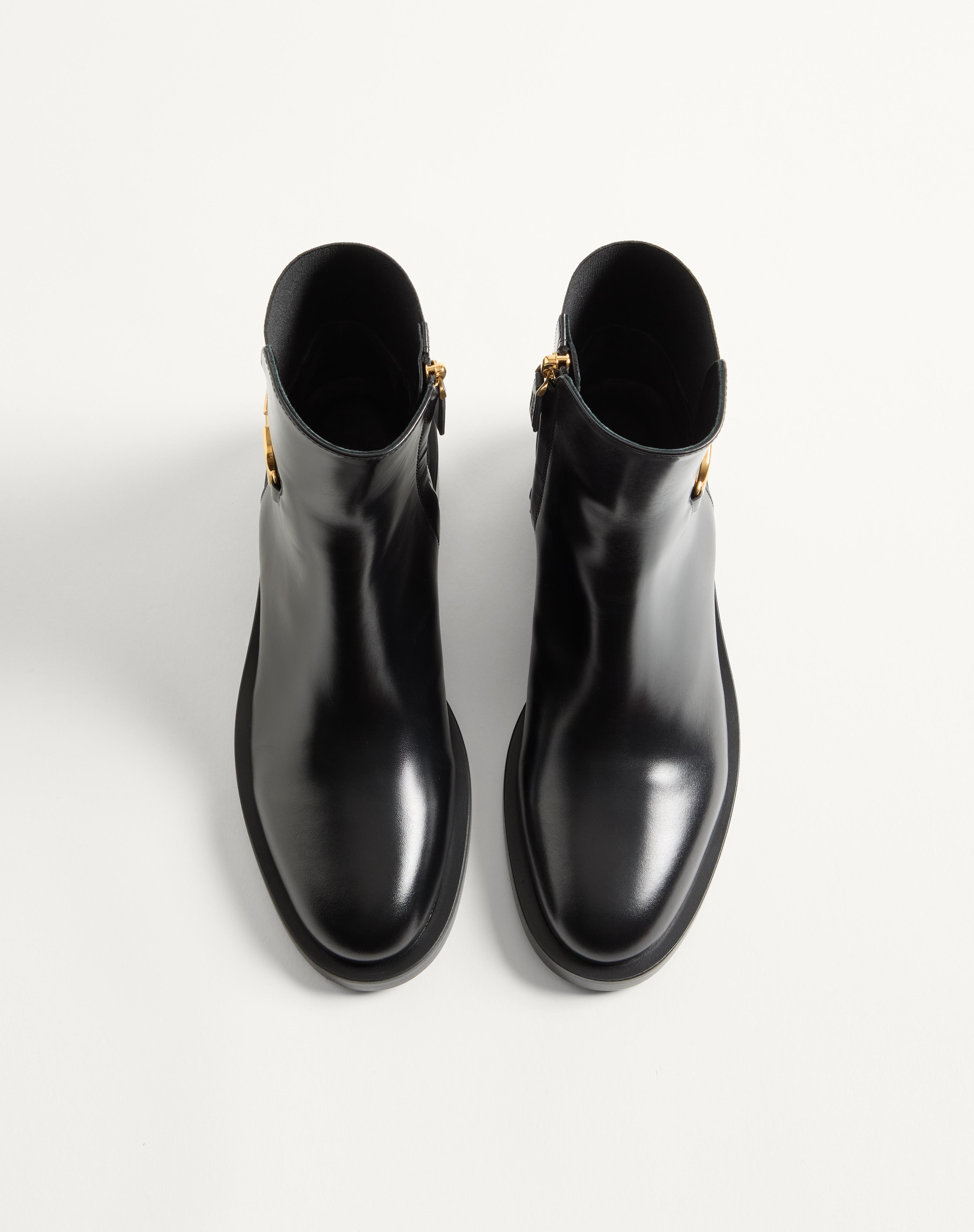 VLOGO SIGNATURE CALFSKIN ANKLE BOOT 30MM - 4