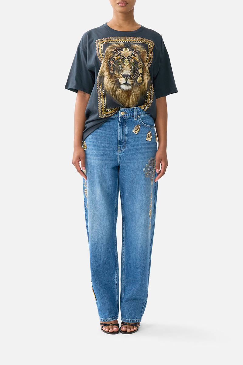 CAMILLA OVERSIZED BAND TEE outlook