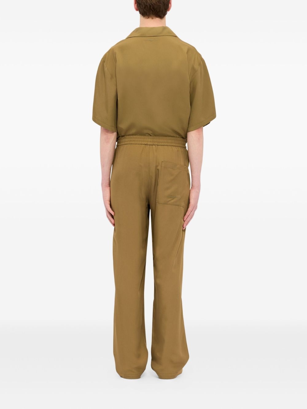 elasticated-waist trousers - 4