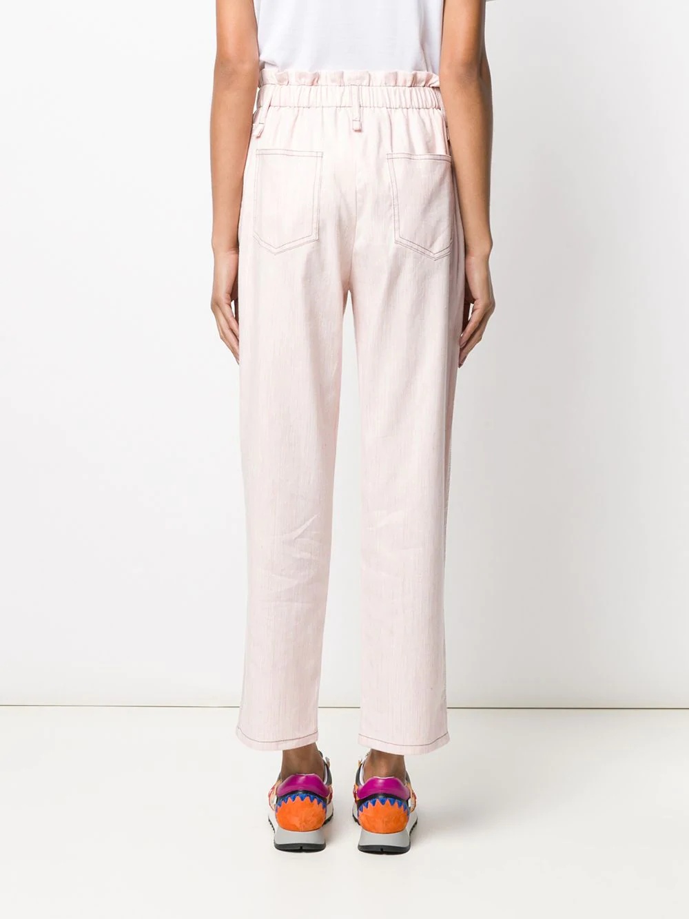 paperbag waist trousers - 4