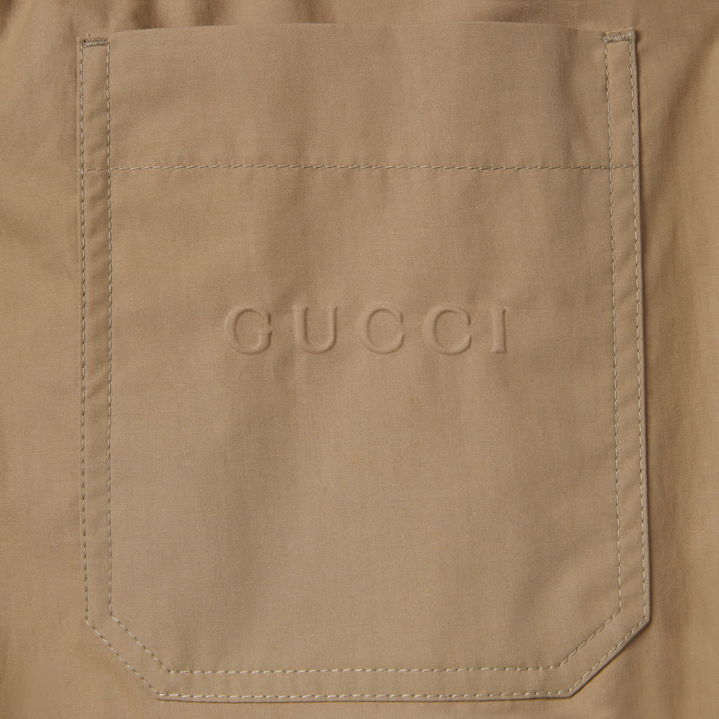 Cotton poplin shorts - 6