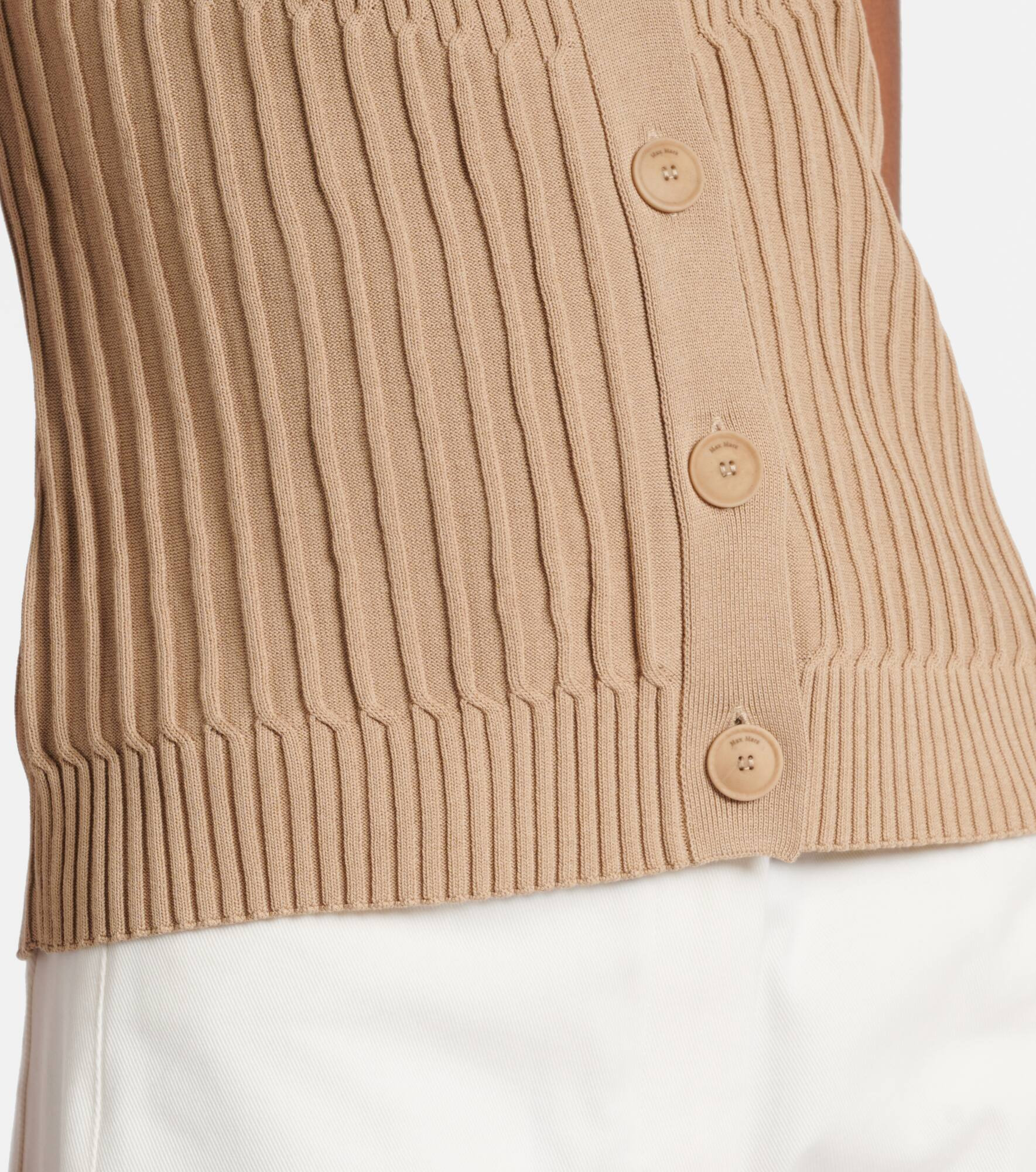 Bimba cotton-blend crêpe vest - 5