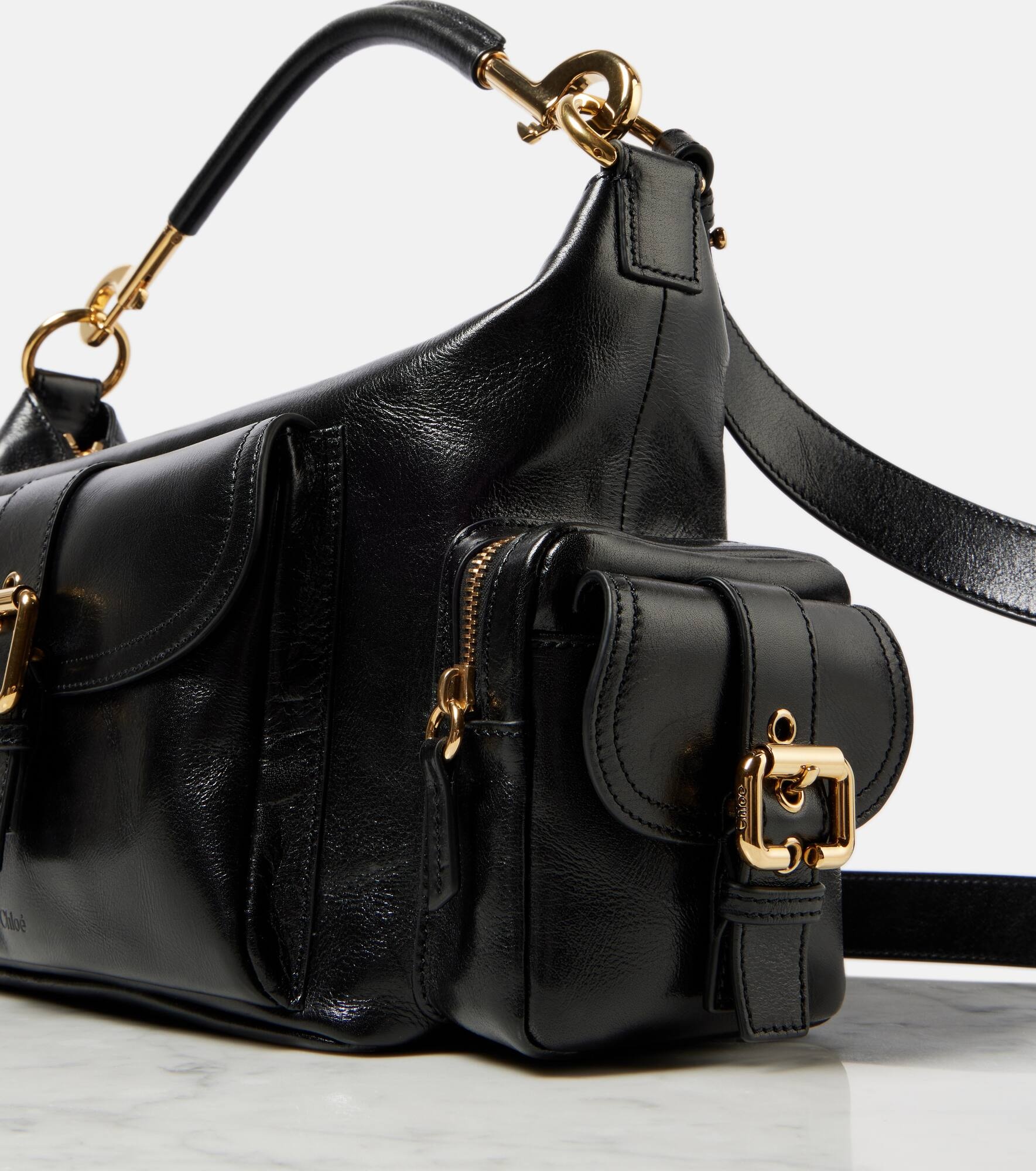 Medium leather camera bag - 6