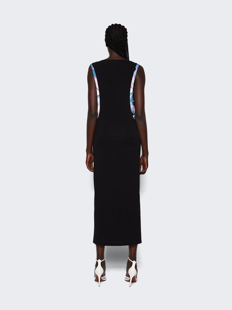 Vivara Print Long Dress Black 5