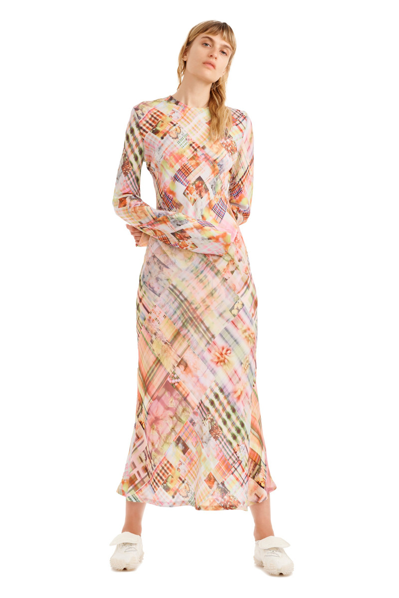 Collina Strada MULTI PLAID YURI DRESS outlook