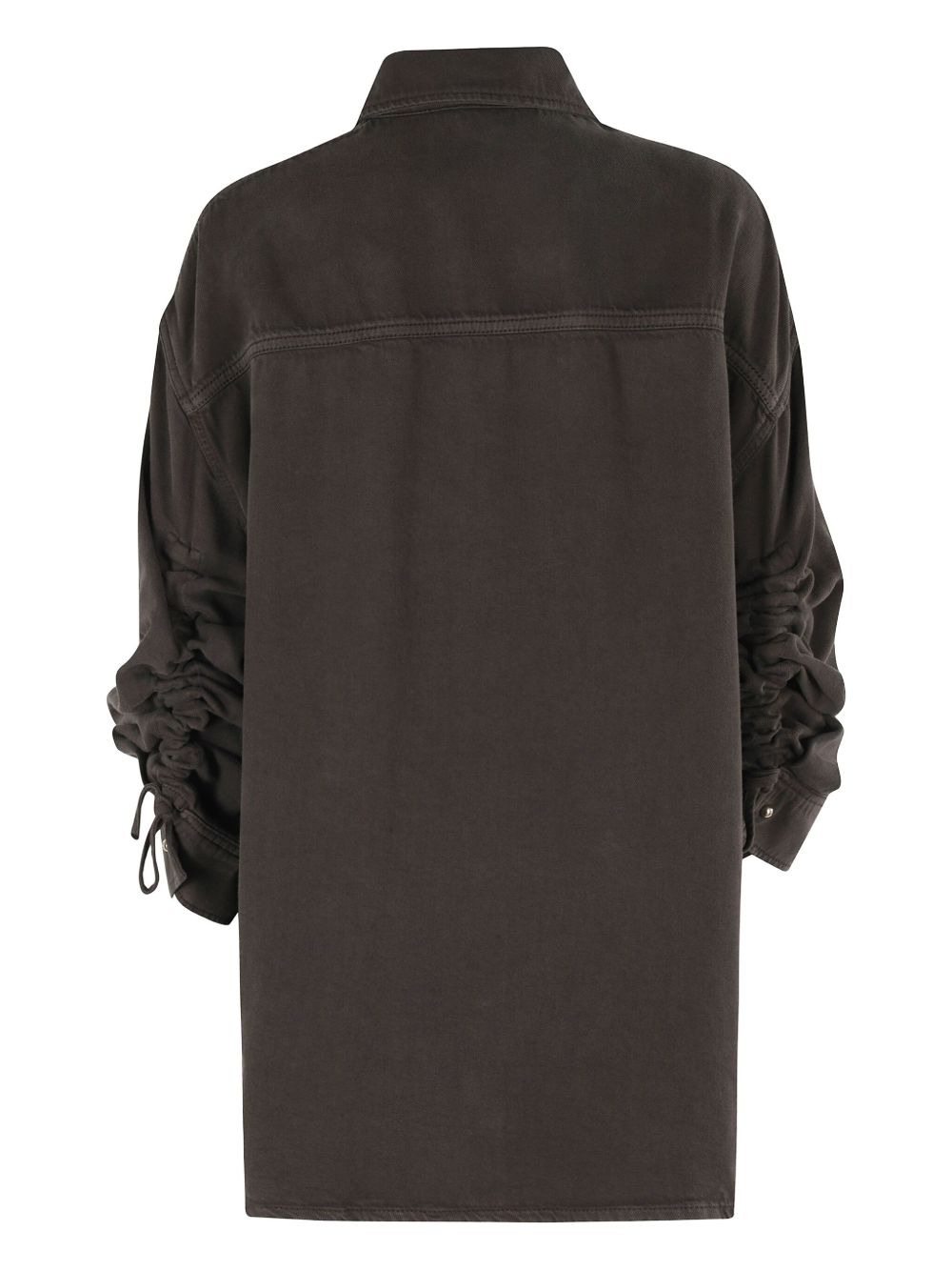 drawstring-cuff shirt - 2