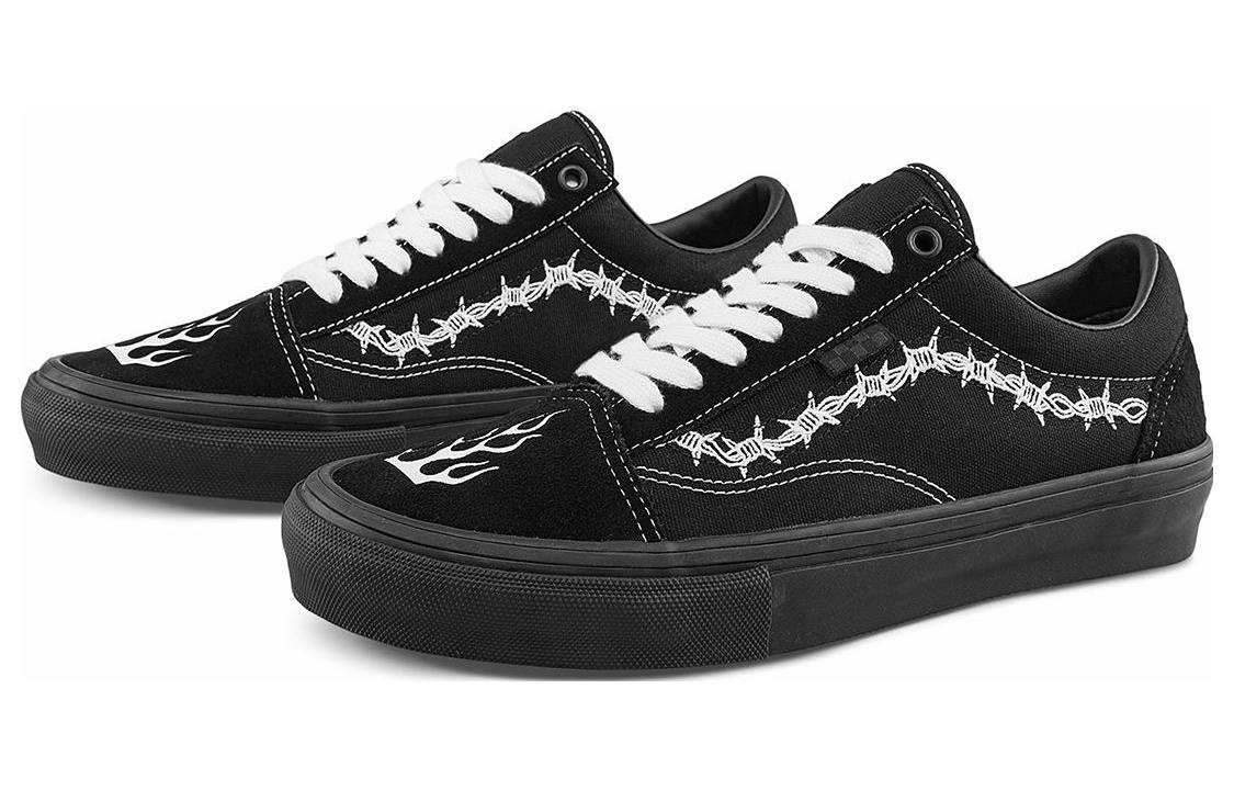 Vans Skate Old Skool Classic Skateboarding Shoes Unisex Black VN0A5FCBB8C - 2