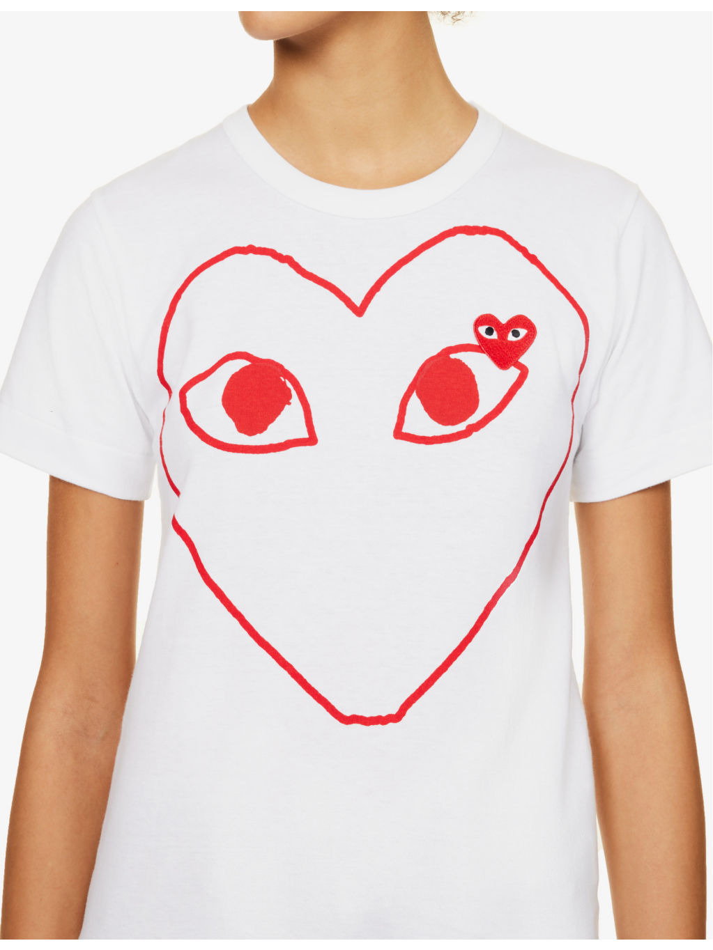 Heart-logo cotton-jersey T-shirt - 6