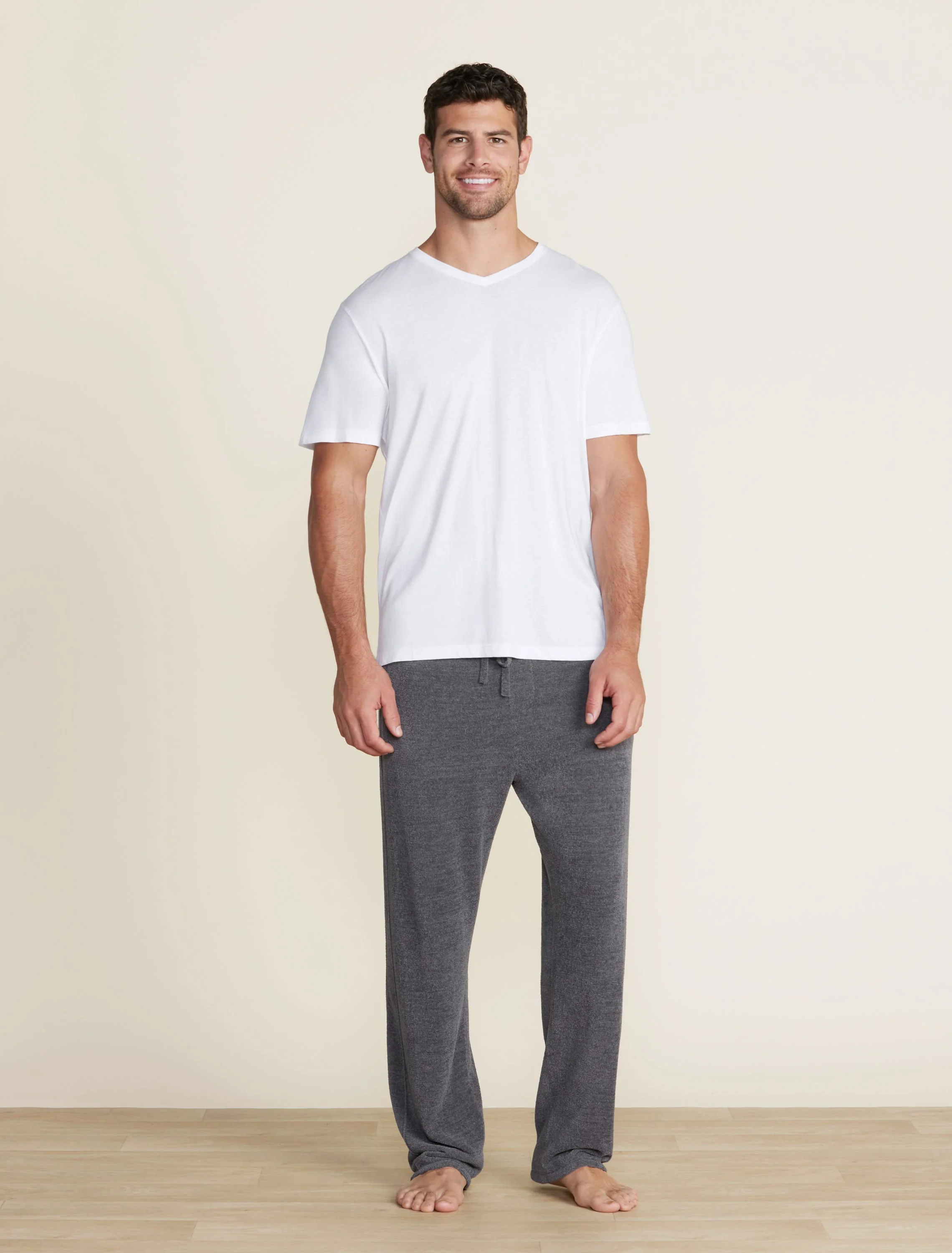 Malibu Collection® Cotton Modal V-Neck Basic Tee - 1