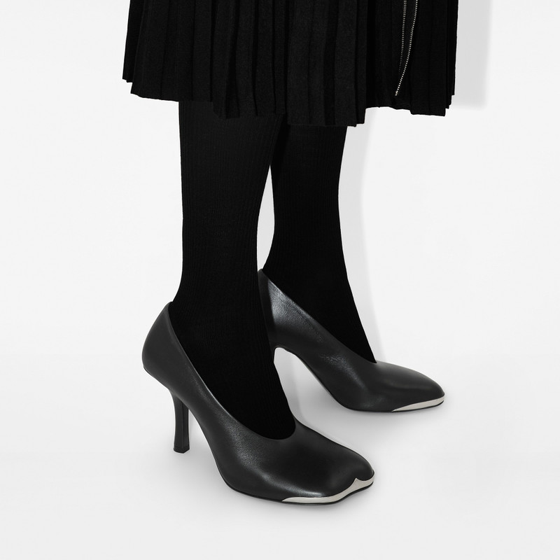 Leather Duck Pumps 7