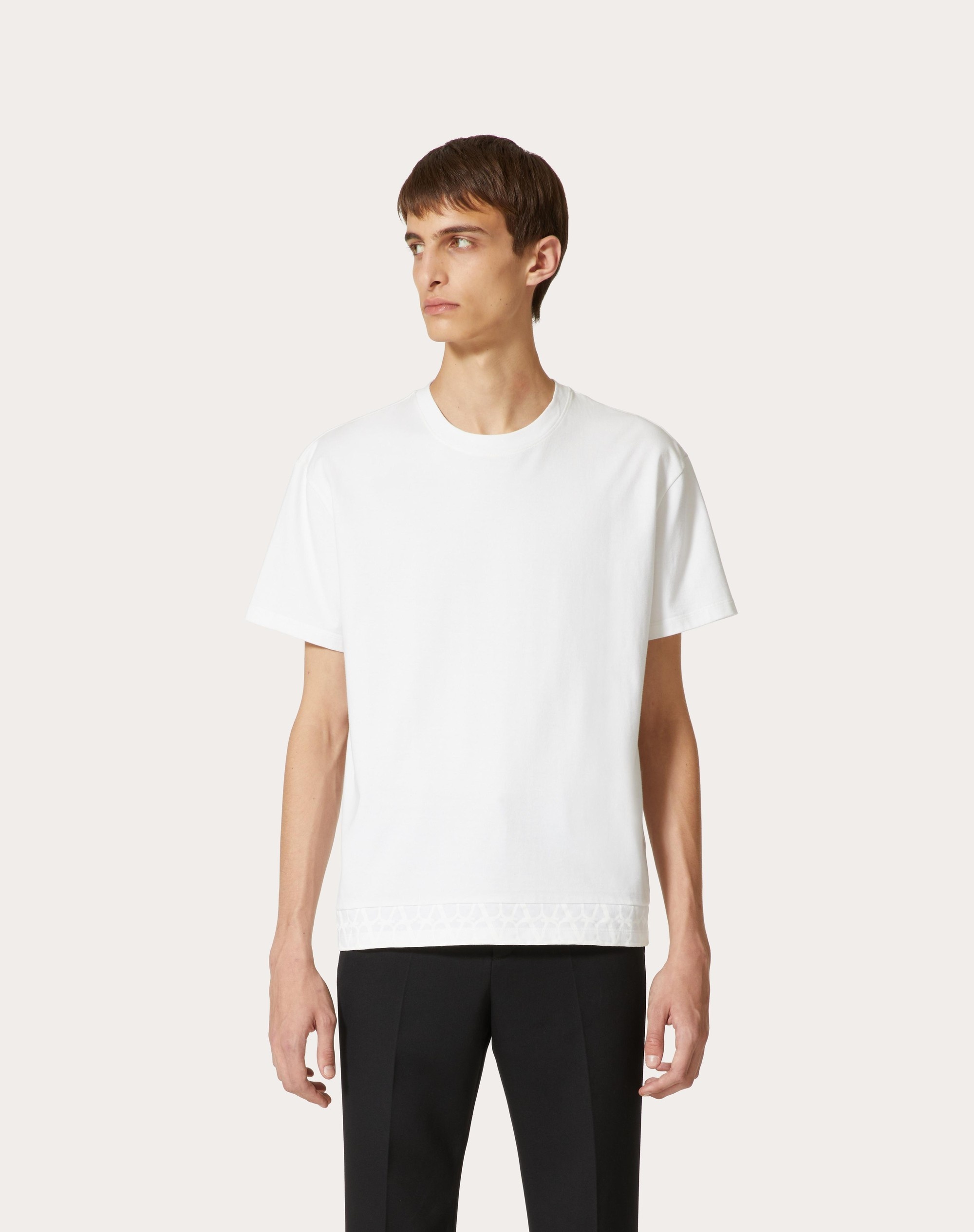 COTTON T-SHIRT WITH TOILE ICONOGRAPHE DETAIL - 3