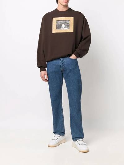 Acne Studios art-motif sweatshirt outlook