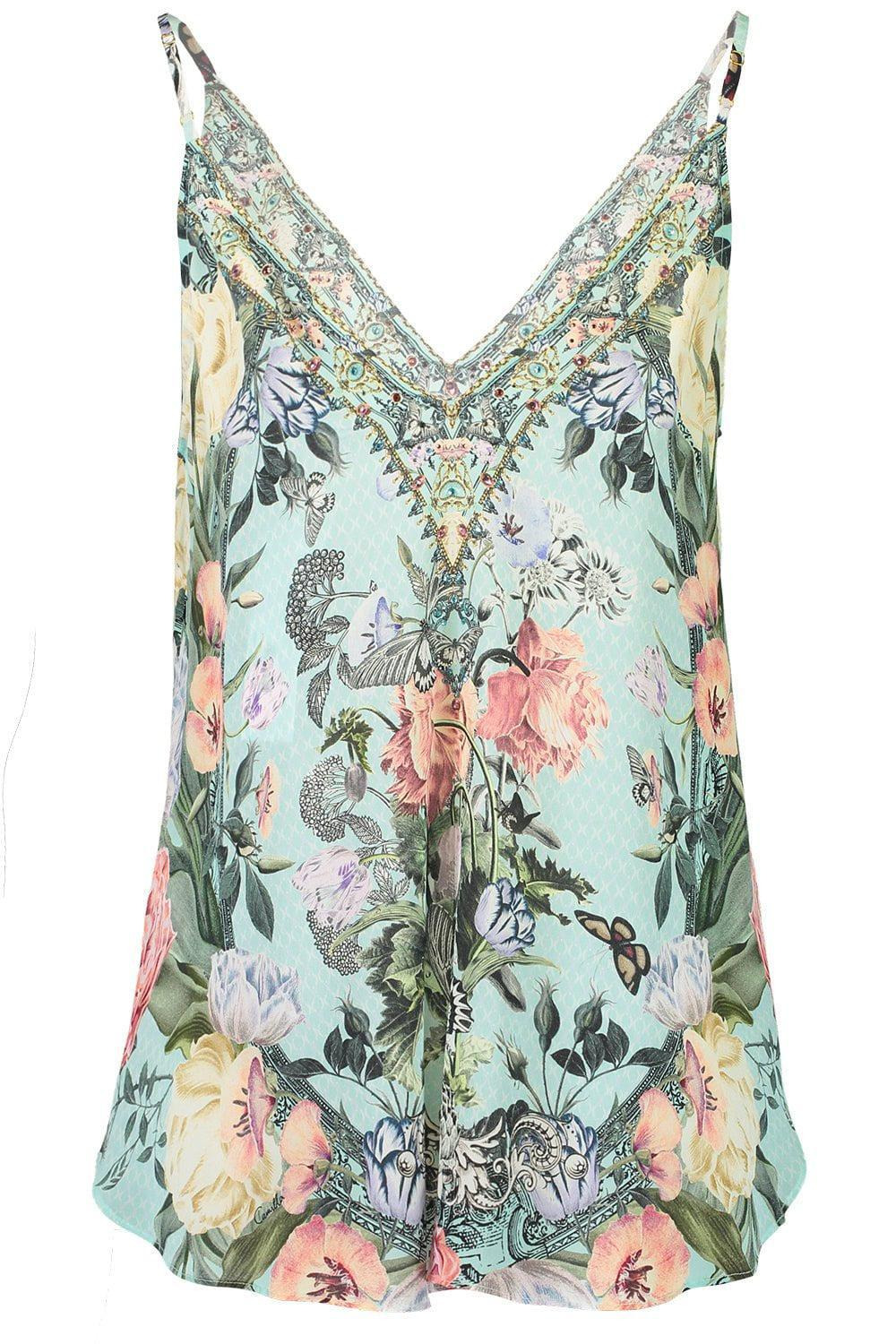 V Neck Cami - Petal Promise Land - 7