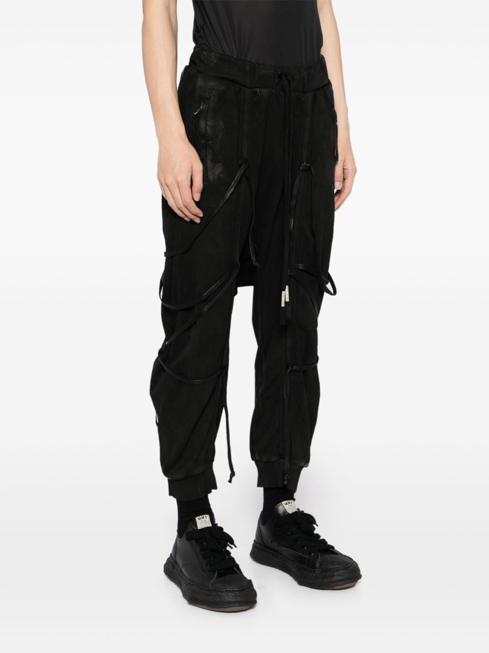 coated track pants - 3