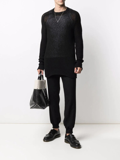 Ann Demeulemeester knitted wool jumper outlook